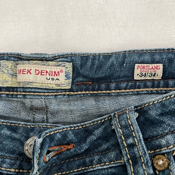 MEK Denim Portland Mid Rise Bootcut Jeans - Picture 5 of 8